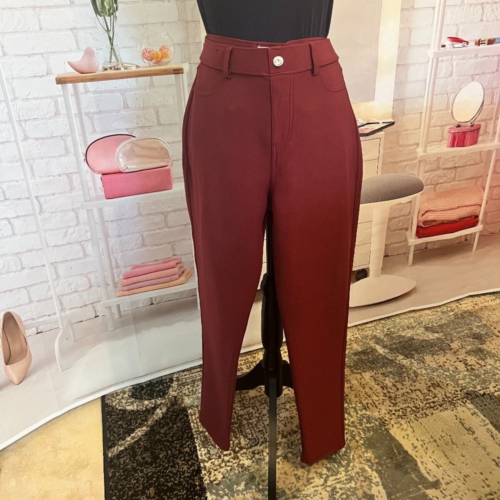Burgundy Jeggings